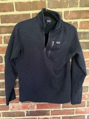Patagonia Youth Navy Quarter-Zip Better Sweater Pullover